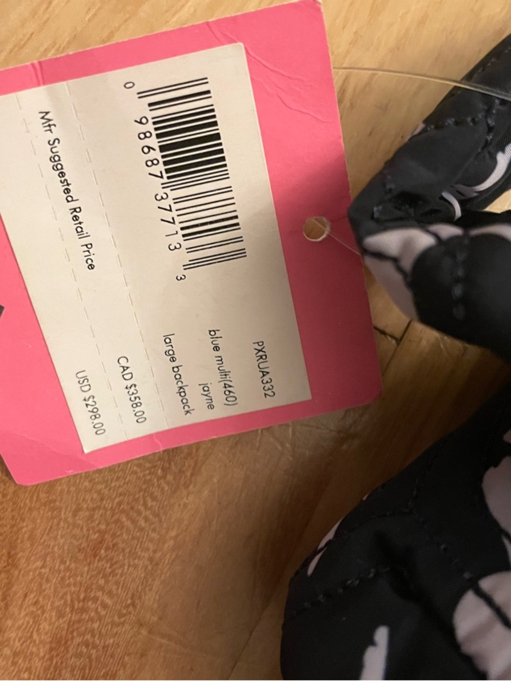 Kate Spade brand new quilted backpack - Picture 5 of 5